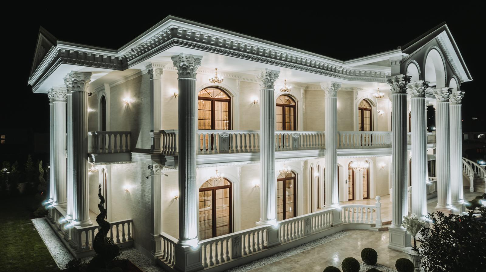 Elegant PVC door installation